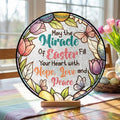 Easter Quotes Stained Glass. Happy Easter Day Stained Glass Ornament